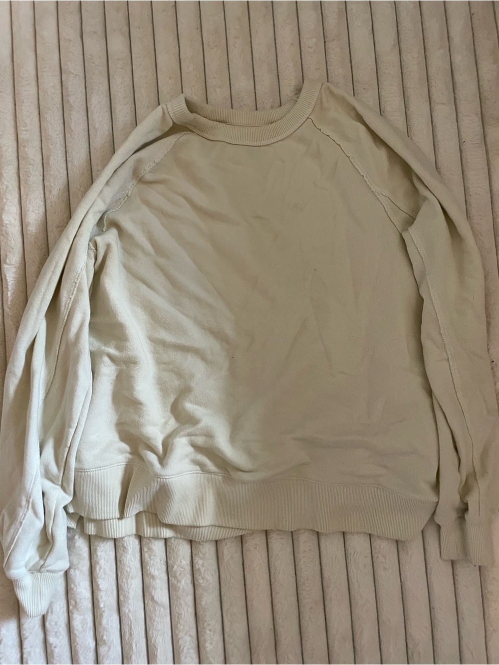Aerie yellow crewneck